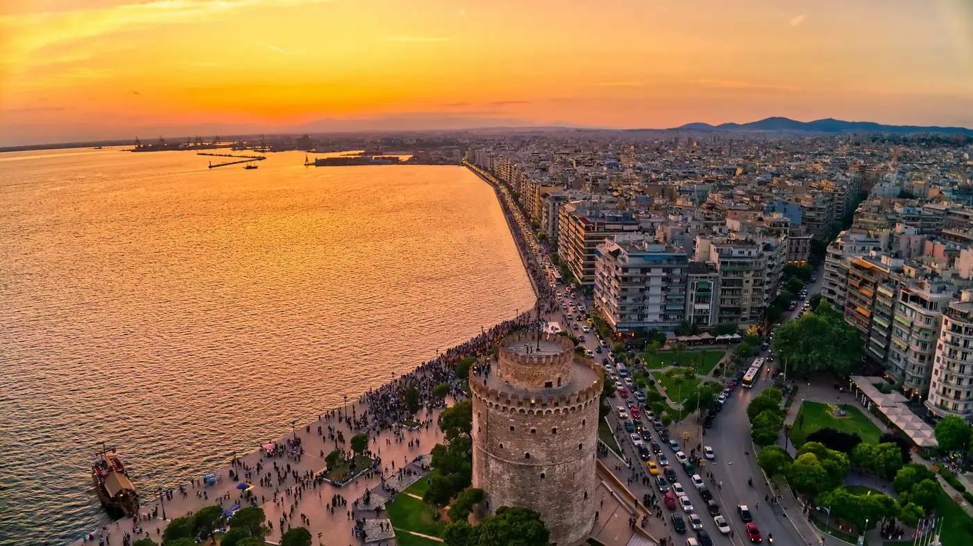Thessaloniki waterfront, gateway to Leptokarya